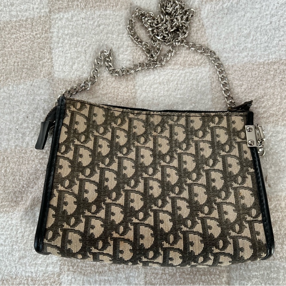Authentic: Vintage, Christian Dior Trotter pouch converted to Crossbody - Picture 3 of 13